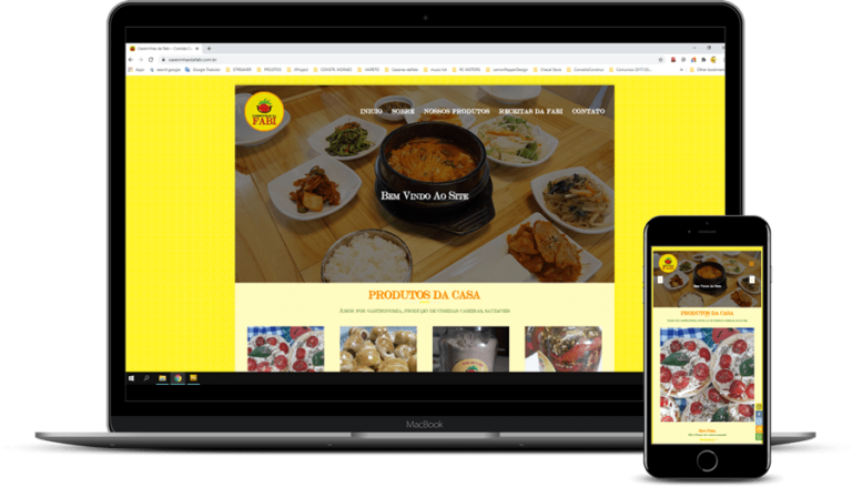 Site da Caseirinhas da Fabi