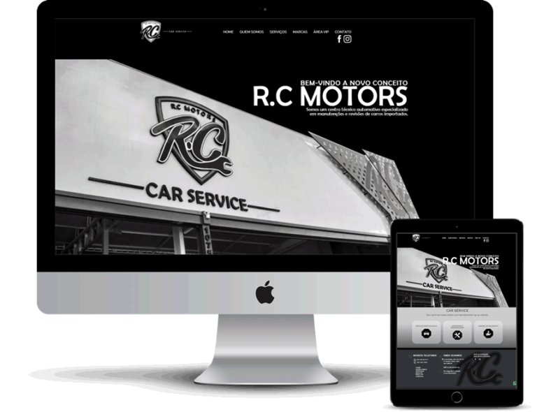 Criacao de Site - RC MOTORS|Criação de Site