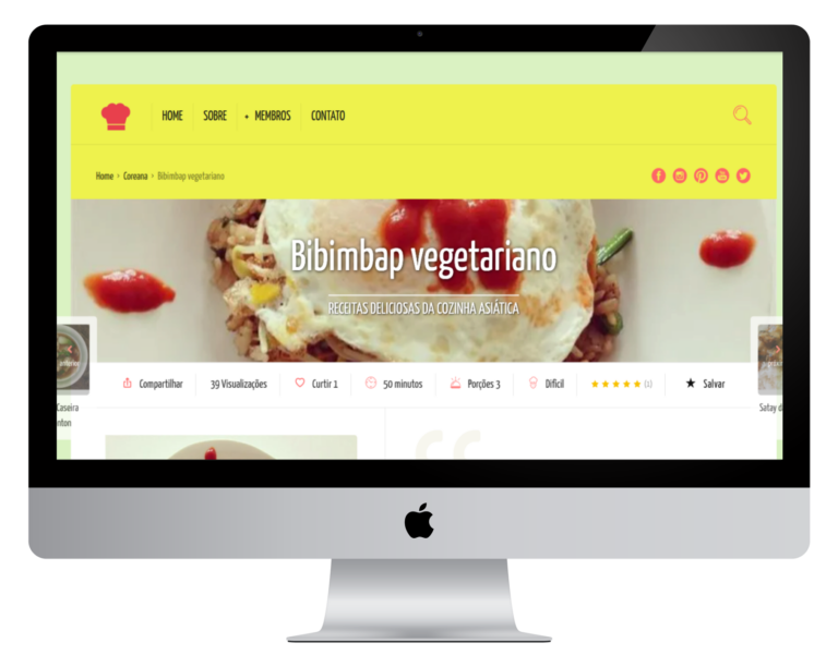 Site Chefreceitas.com.br
