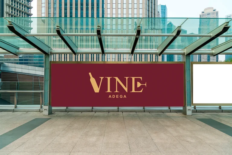 Identidade visual da Vine Adega criada pela Lemon Pepper Design — imagem 1
