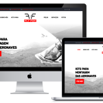 Site da Fly Fox Ultraleves criado pela Lemon Pepper Design — imagem 1