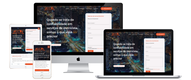 Site da H&T Energy Services criado pela Lemon Pepper Design — imagem 1