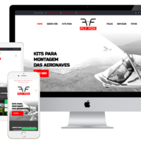 Site da Fly Fox Ultraleves criado pela Lemon Pepper Design — imagem 2