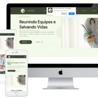 Site da Grupo Unisen criado pela Lemon Pepper Design — imagem 2