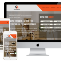 Site da Costa Removals Express criado pela Lemon Pepper Design — imagem 2
