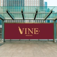 Identidade visual da Vine Adega criada pela Lemon Pepper Design — imagem 1