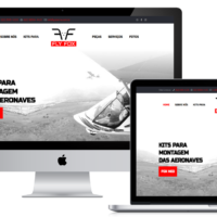 Site da Fly Fox Ultraleves criado pela Lemon Pepper Design — imagem 1