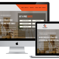 Site da Costa Removals Express criado pela Lemon Pepper Design — imagem 1