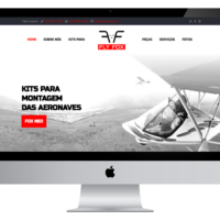 Site da Fly Fox Ultraleves criado pela Lemon Pepper Design — imagem 3