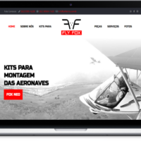 Site da Fly Fox Ultraleves criado pela Lemon Pepper Design — imagem 4