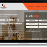 Site da Costa Removals Express criado pela Lemon Pepper Design — imagem 4