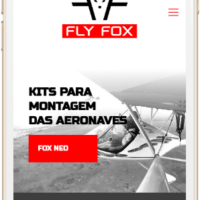 Site da Fly Fox Ultraleves criado pela Lemon Pepper Design — imagem 6