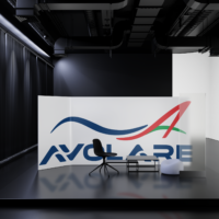 Identidade visual da Avolare Aeronaves criada pela Lemon Pepper Design — imagem 2