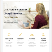 Site da Dra. Solâine Moraes criado pela Lemon Pepper Design — imagem 5