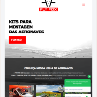 Site da Fly Fox Ultraleves criado pela Lemon Pepper Design — imagem 5